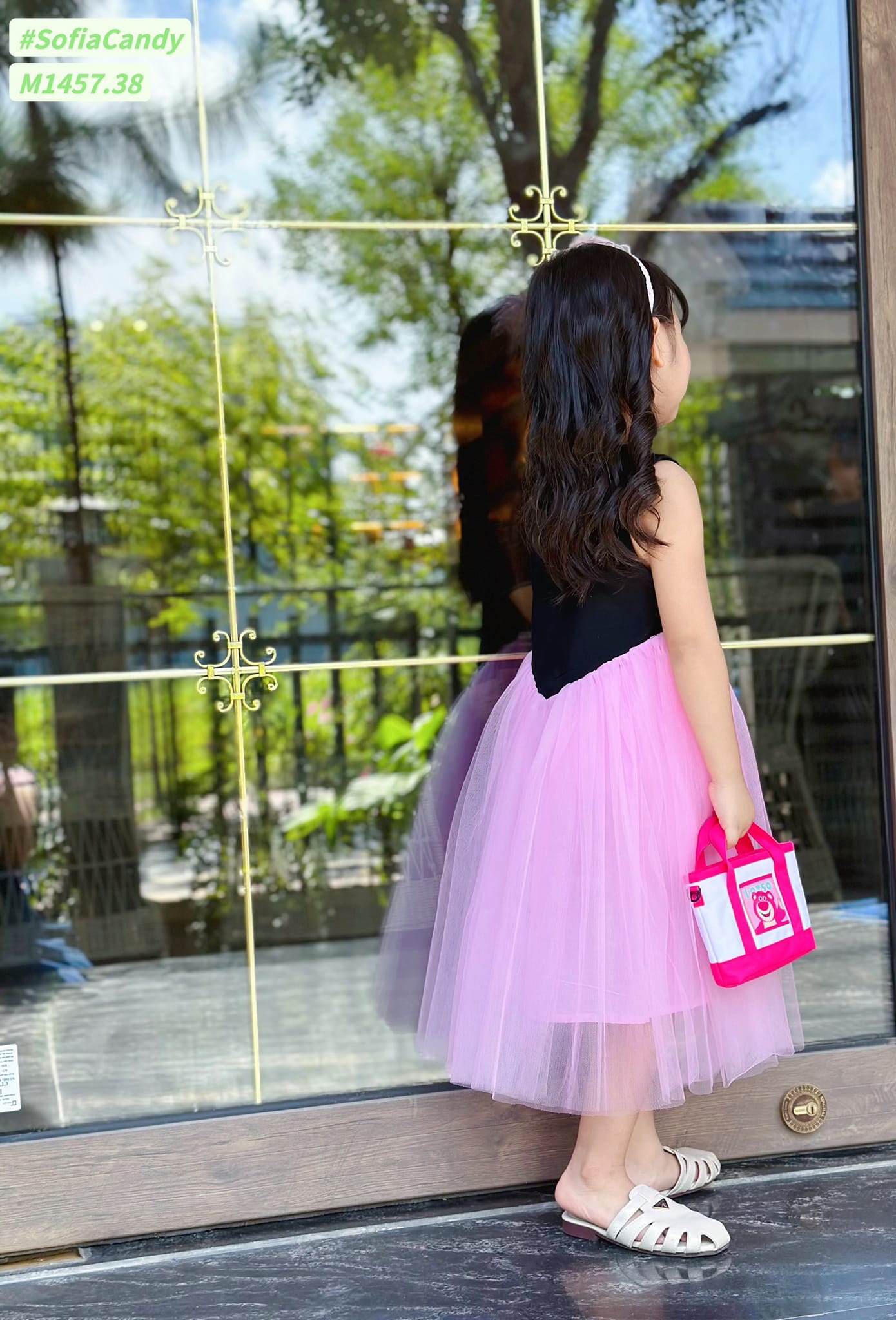 Đầm gấu Dâu Sofia candy Xinh Xỉu