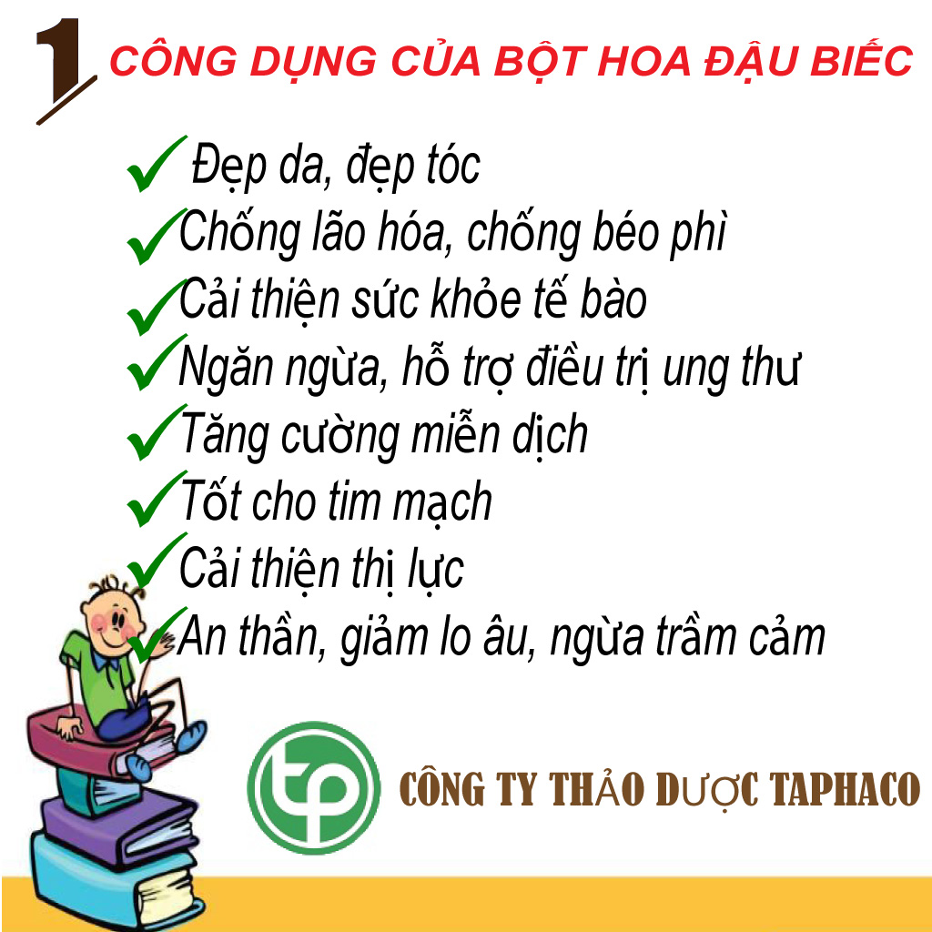 Bột hoa đậu biếc nguyên chất 100g