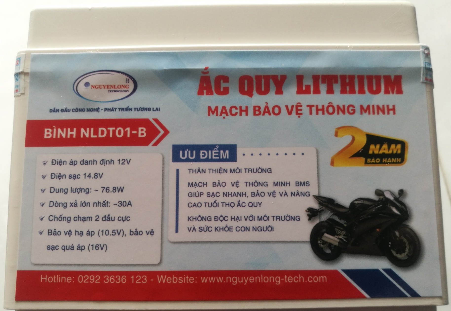 ẮC QUY LITHIUM NLDT01