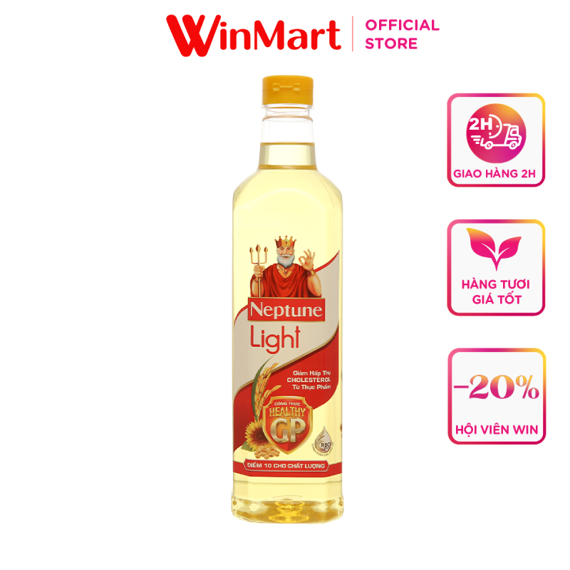 [Siêu thị WinMart] - Dầu ăn thượng hạng Neptune Light chai 1L