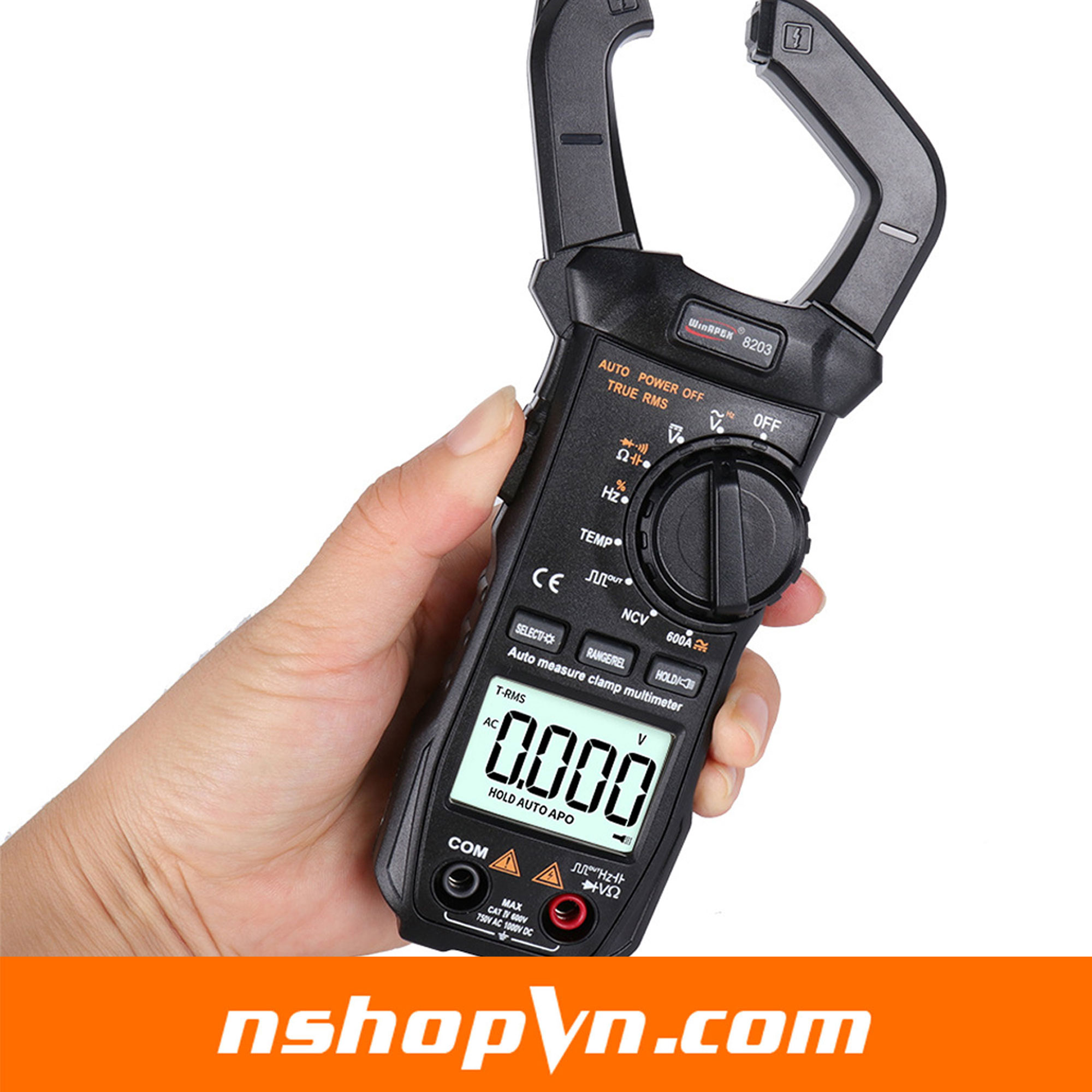 Đồng hồ ampe kìm tự động WinAPEX 8203