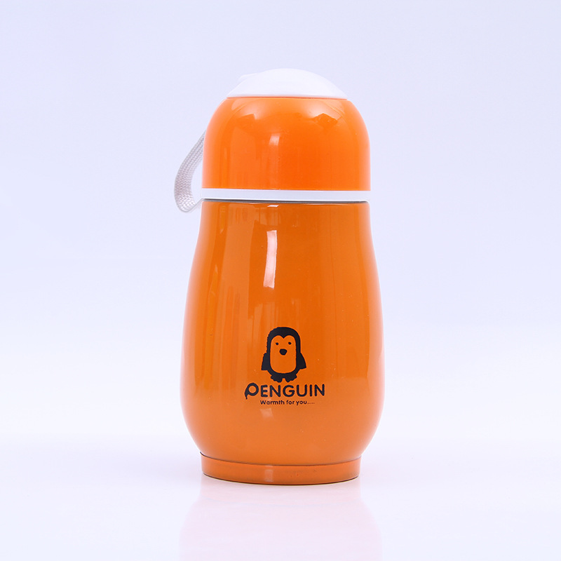 Bình giữ nhiệt ủ cháo cho trẻ hình chim cánh cụt penguine,bình pha cafe