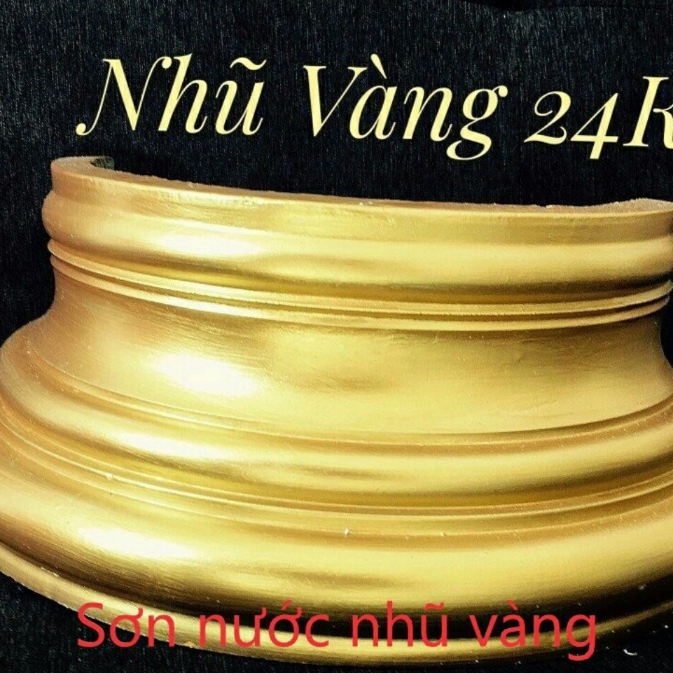 Sơn nhũ vàng gốc nước 24K cao cấp (pha dung môi)