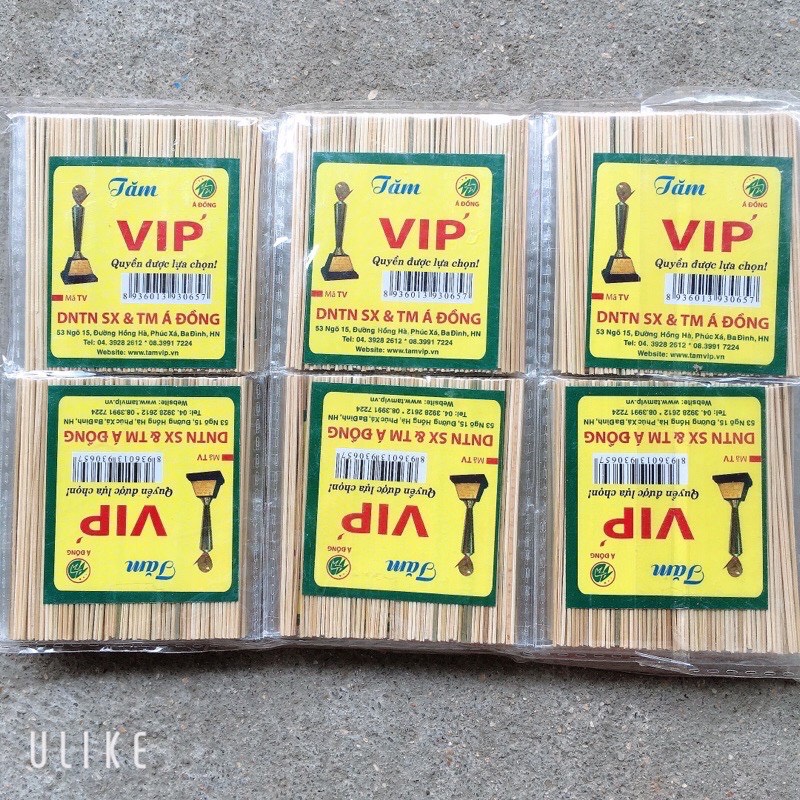 [Tạp hóa] (5 Thẻ) Tăm Tre Vip Xỉa Răng - Tạp Hóa Đồ Khô [bột]
