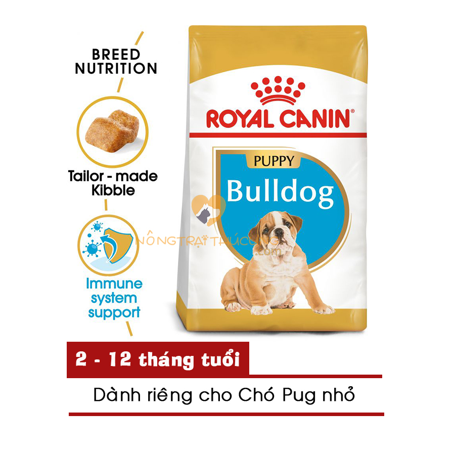 Thức ăn hạt cho chó royal canin bulldog puppy -