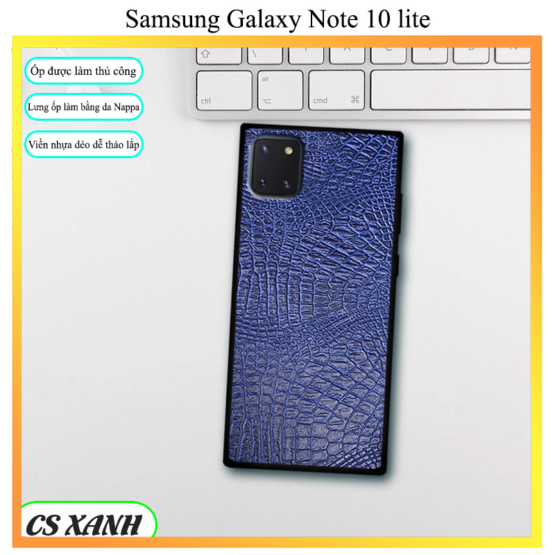 ỐP DA- ỐP DA CÁ SẤU cho điện thoại Sam Sung Note8/Note9/Note10/Note10plus/Note10lite/Note20/Note20Ultra