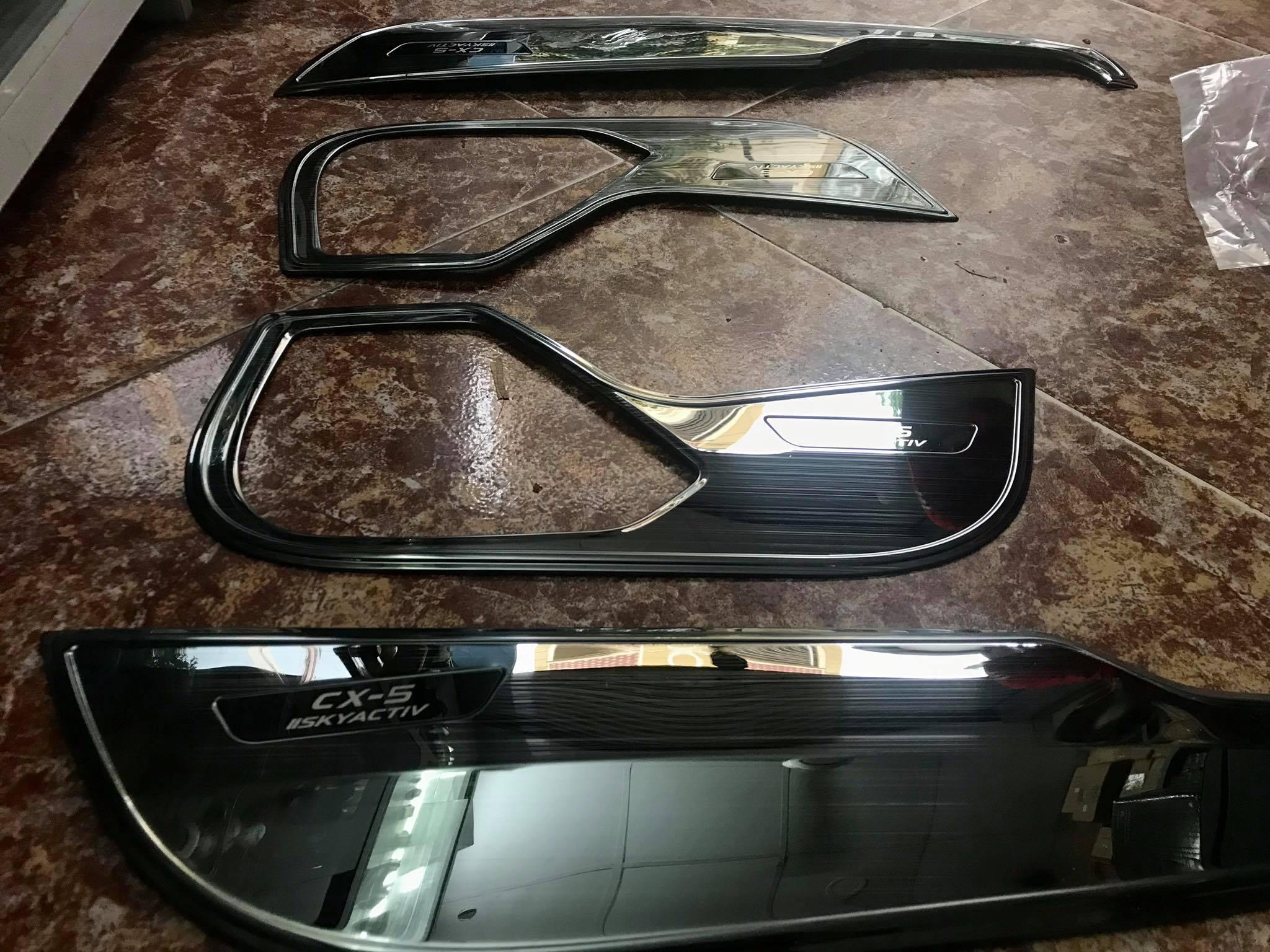 Ốp chống xước tabli cánh cửa Mazda CX5 titan