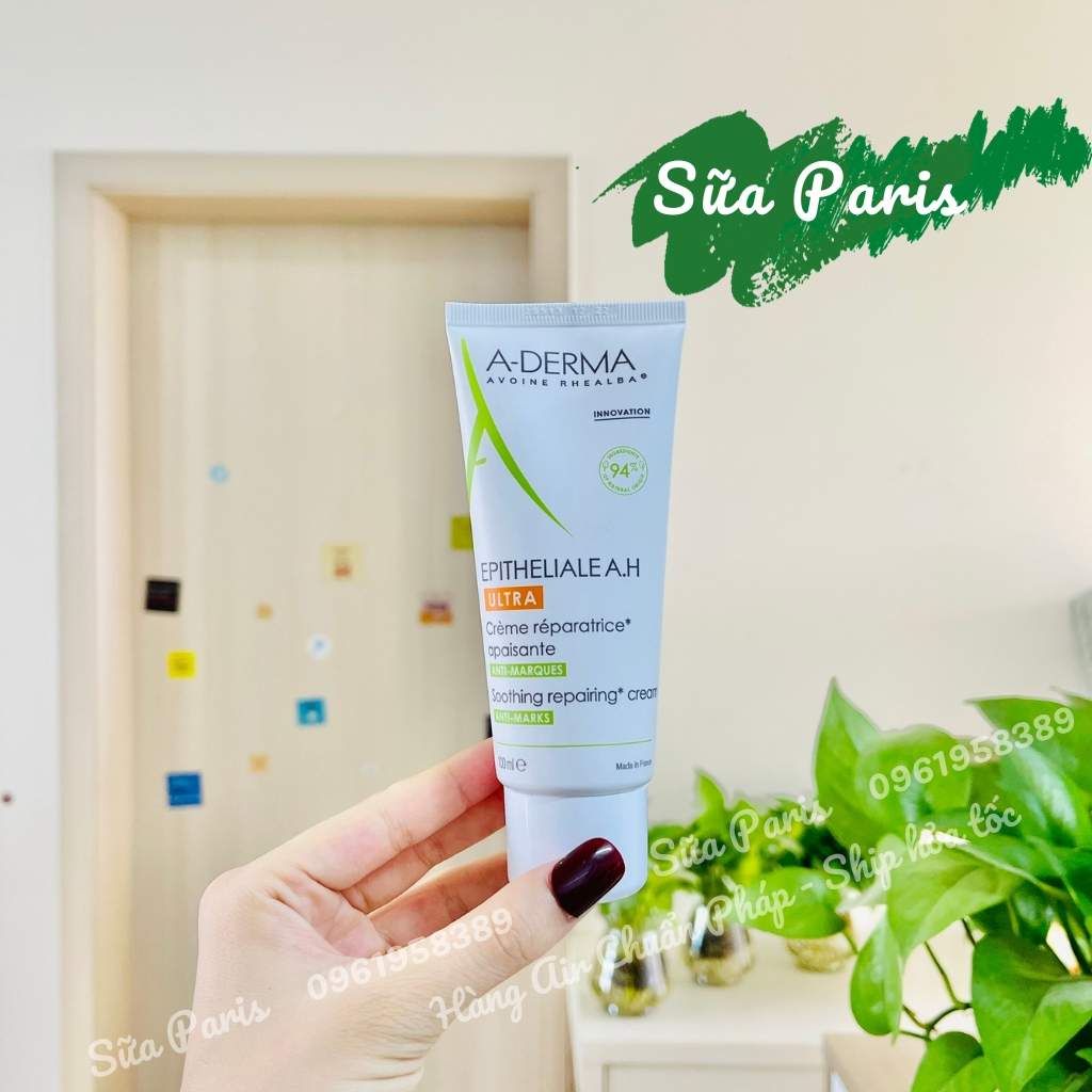 Kem liền sẹo mờ thâm A-derma ultra duo 40ml, Kem A-Derma duo epitheliale ah giúp phục hồi da bị tổn thương_Sữa Paris Aderma
