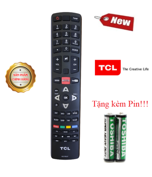 Bảng giá Điều khiển tivi TCL- Hàng chính hãng 100% Tặng kèm pin các dòng CRT LCD LED Smart TV