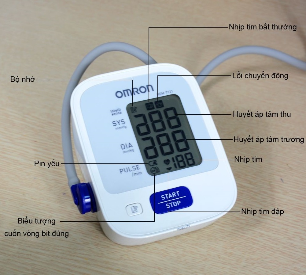 Máy đo huyết áp Omron HEM 7121