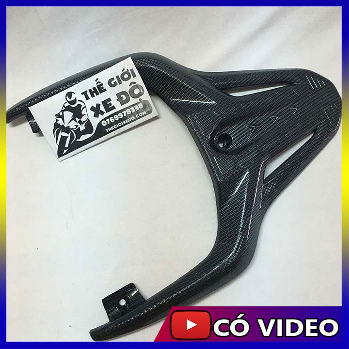Ốp cảng Sh 2020 - 2021 - 2022 cacbon - phụ kiện trang trí carbon chụp cảng sau xe Sh Việt 150i và 125i