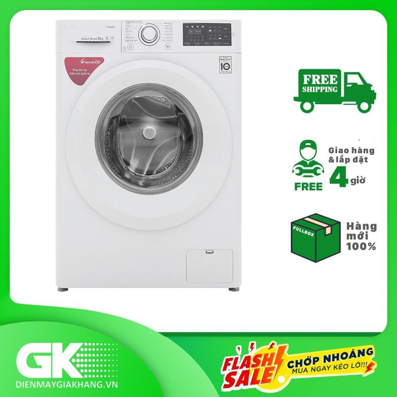Bảng giá Máy giặt LG Inverter 8 kg FC1408S5W, Tốc độ quay vắt 1400 vòng/phút, 13 chương trình giặt, Công nghệ hơi nước Spa steam diệt tới 99,9% tác nhân dị ứng, Bảo hành 2 năm Điện máy Pico