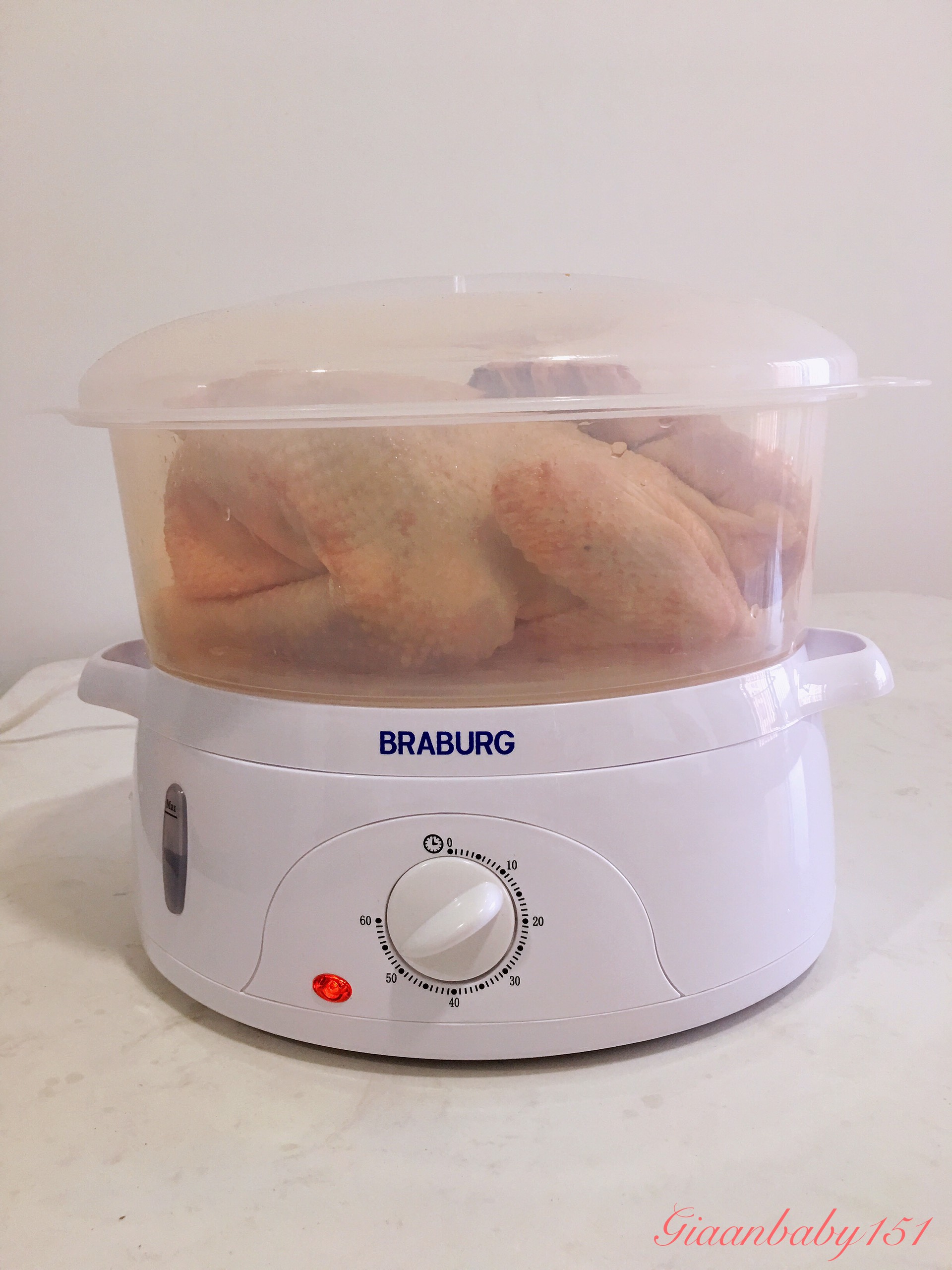 Bộ Nồi Hấp Điện Đa Năng 3 Tầng Braburg