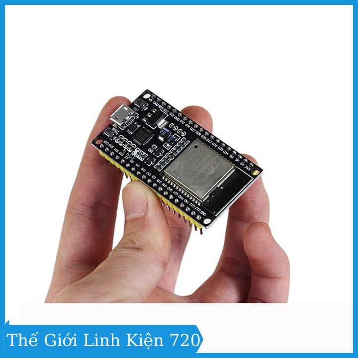 Module ESP32 thu phát Wifi Bluetooth Node MCU LuaNode32 CP2102 tích hợp anten và RF