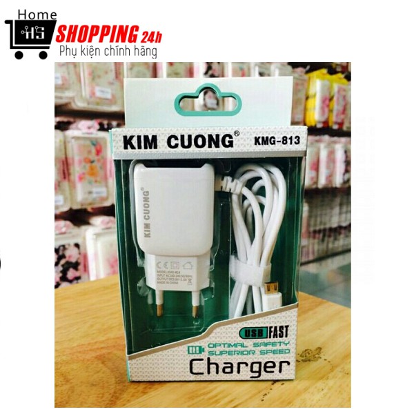 [HCM]Bộ Sạc Android Kim Cương KMG 813 [homeshopping24h]