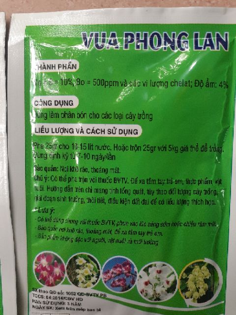 VUA PHONG LAN_ RA RỄ CỰC MẠNH GÓI 25GR
