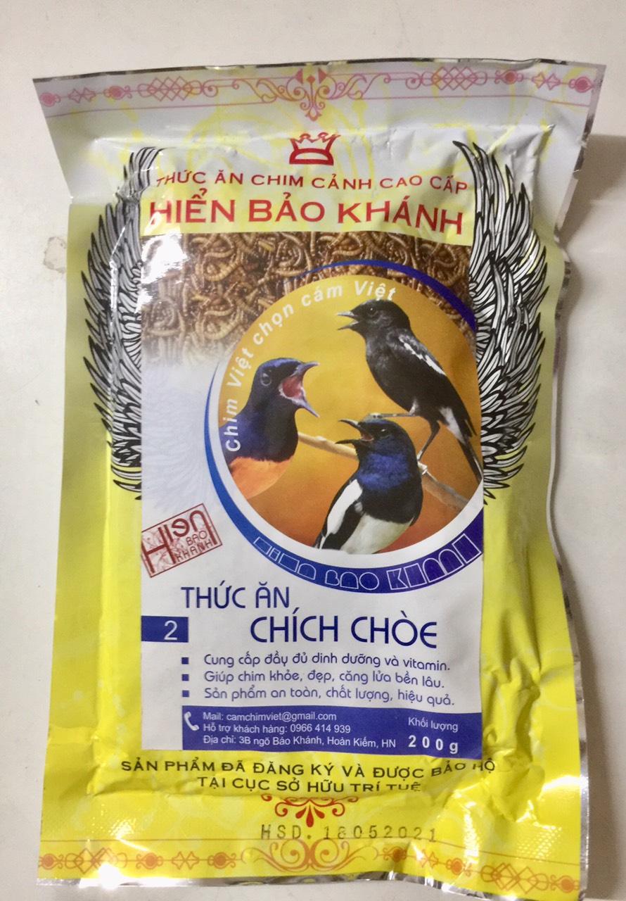 Cám hiển bảo khánh chích chòe căng lửa 200g