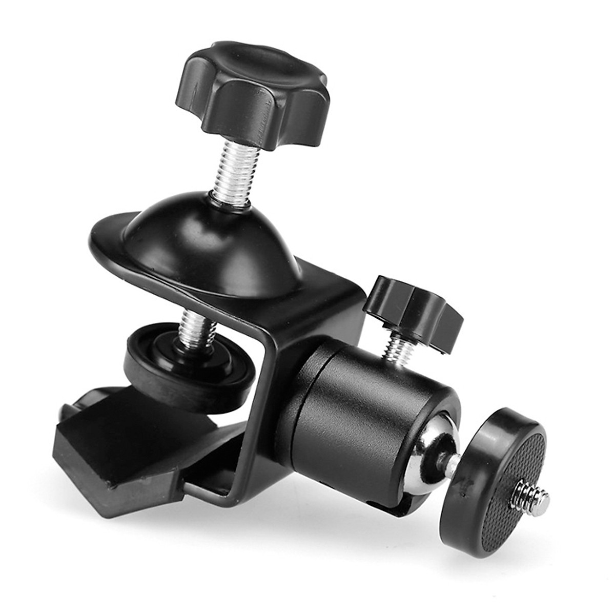 [HCM]Kẹp kim loại nhôm chữ U và ball head Q29 chuẩn ốc 1/4 tripod