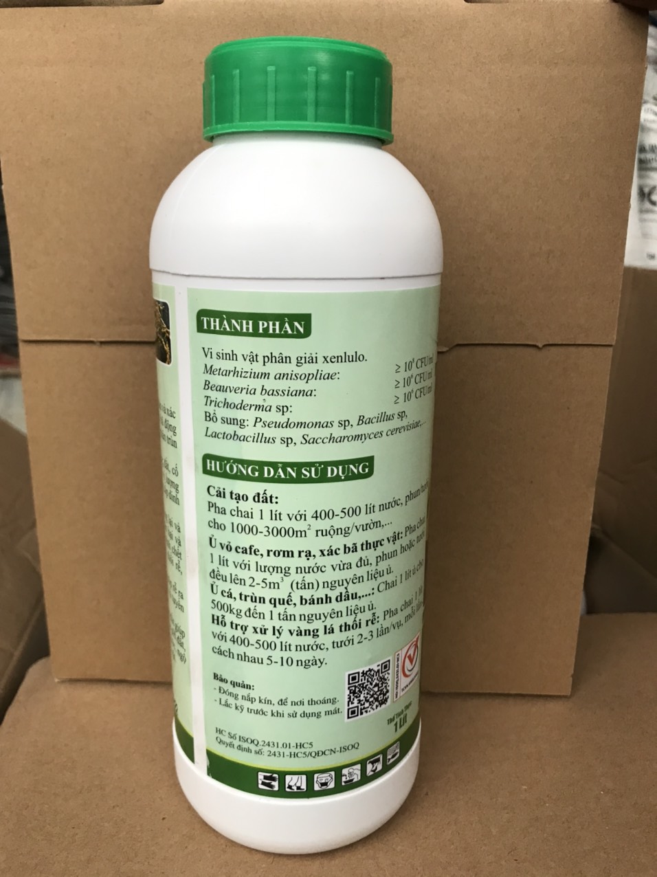 Nấm Trichoderma dạng nước chai 1 lít