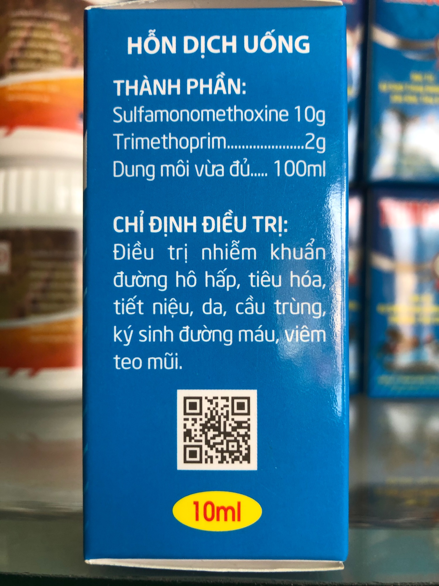 Trimosep lọ 10ml