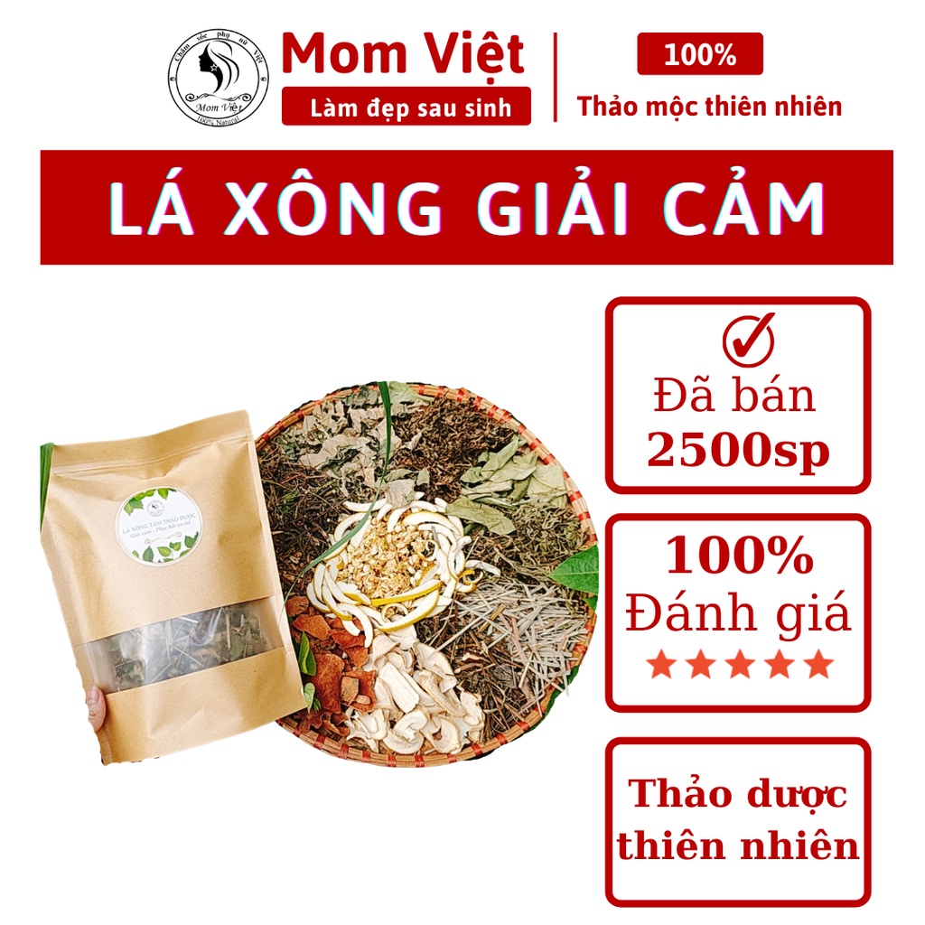 Lá xông - tắm thảo dược giải cảm, phục hồi cơ thể, tăng sức đề kháng