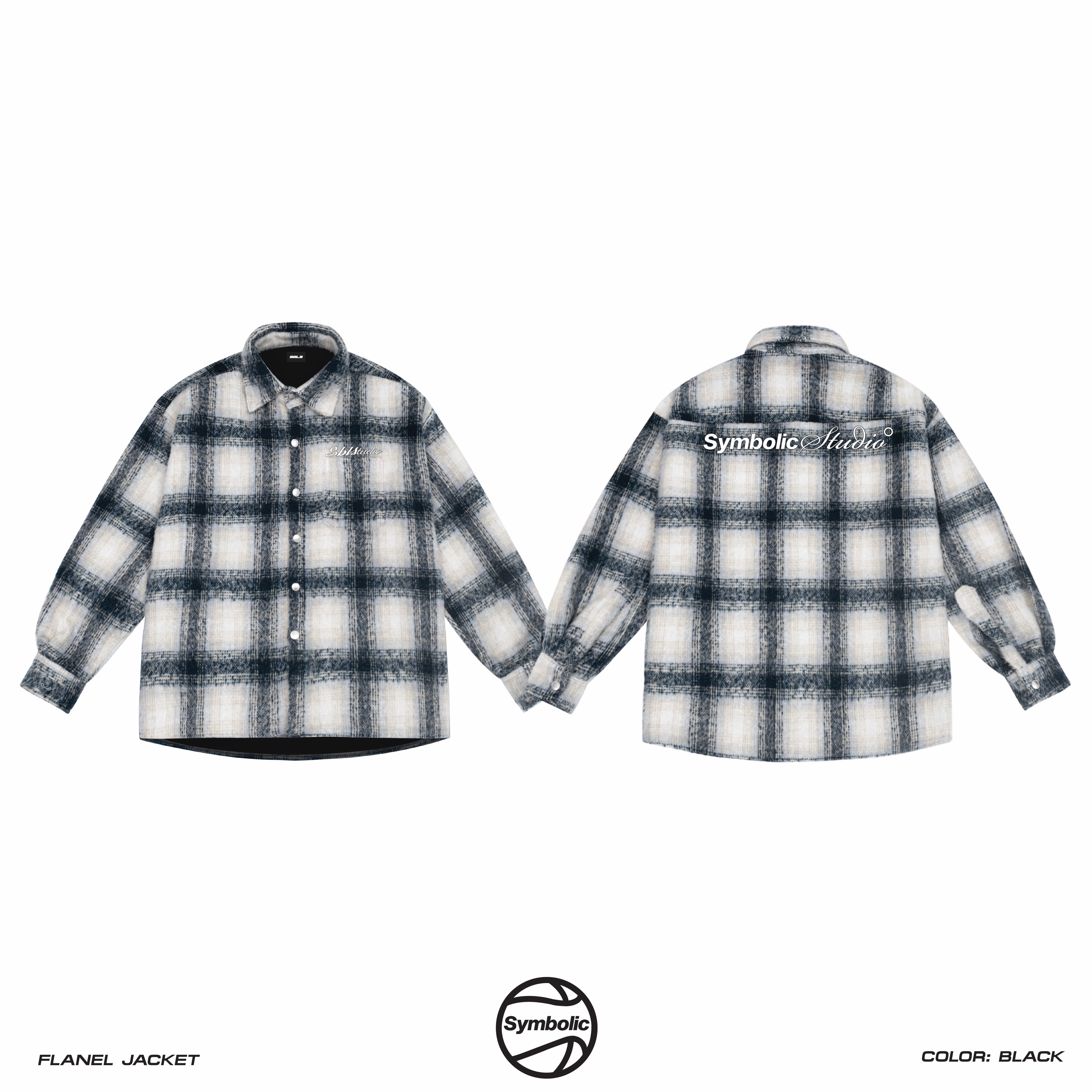 Áo Flannel Sơmi Jacket Symbolic