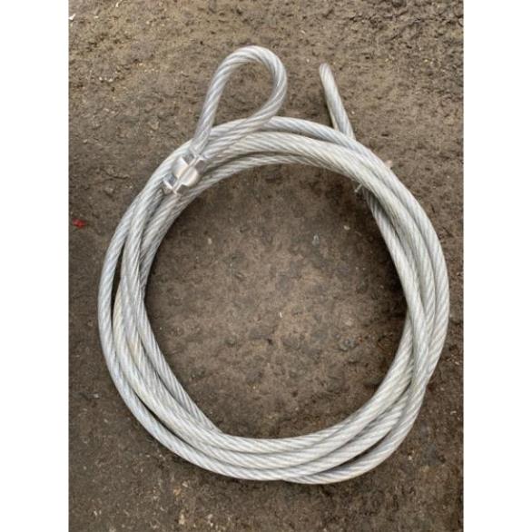 Cáp khoá xe cáp bọc 10mm chống cắt từ 60cm - 10m - capthepgiasi