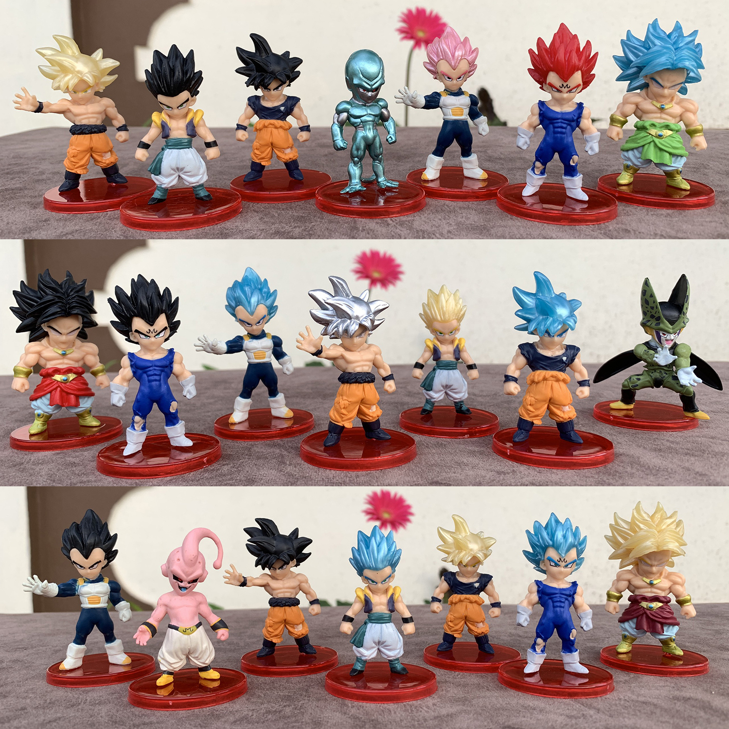 Set 21 Mô hình Nhân vật Chibi Dragon Ball cực đẹp