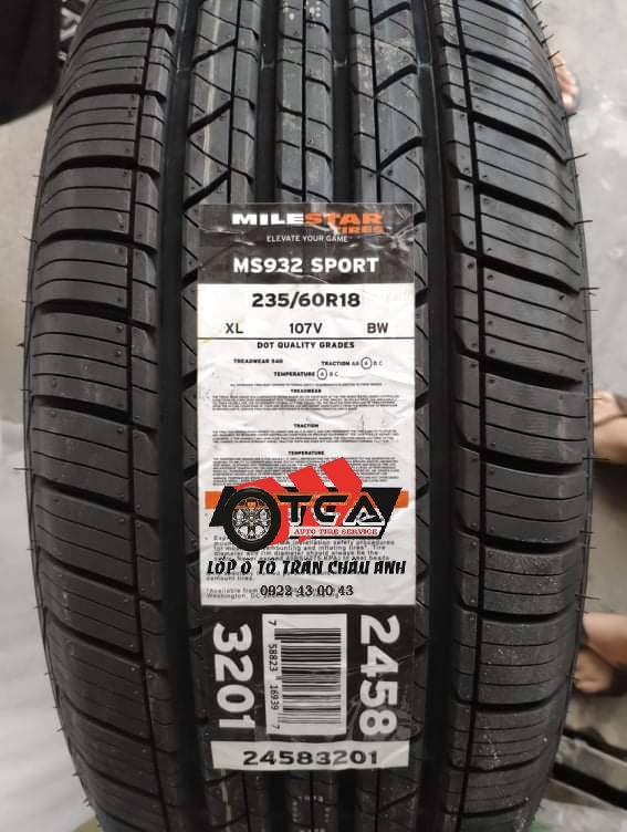 Lốp MILESTAR 235/60R18