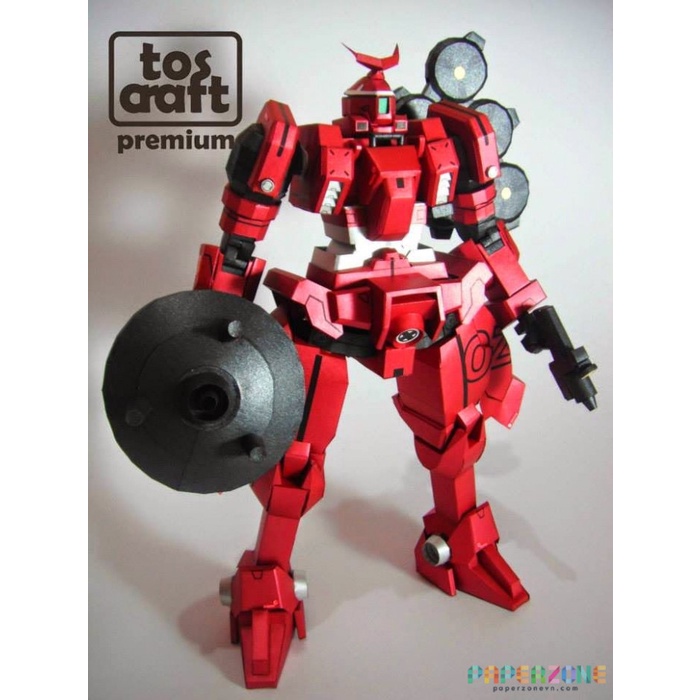 Mô hình giấy gundam oz-13msx2 mercurius tỉ lệ 1/60