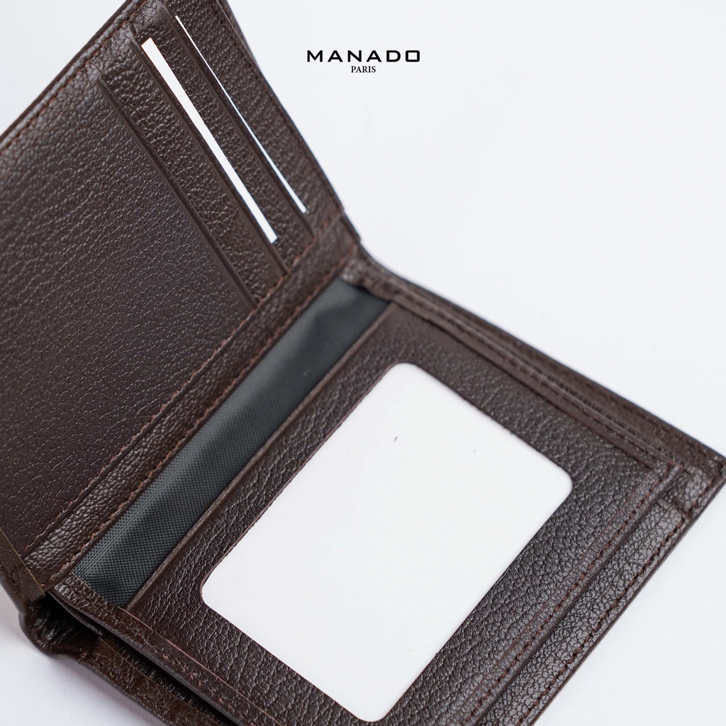Ví Da Manado Cao Cấp Dáng Đứng, Da Bò Dập Vân Epsom - VMND01