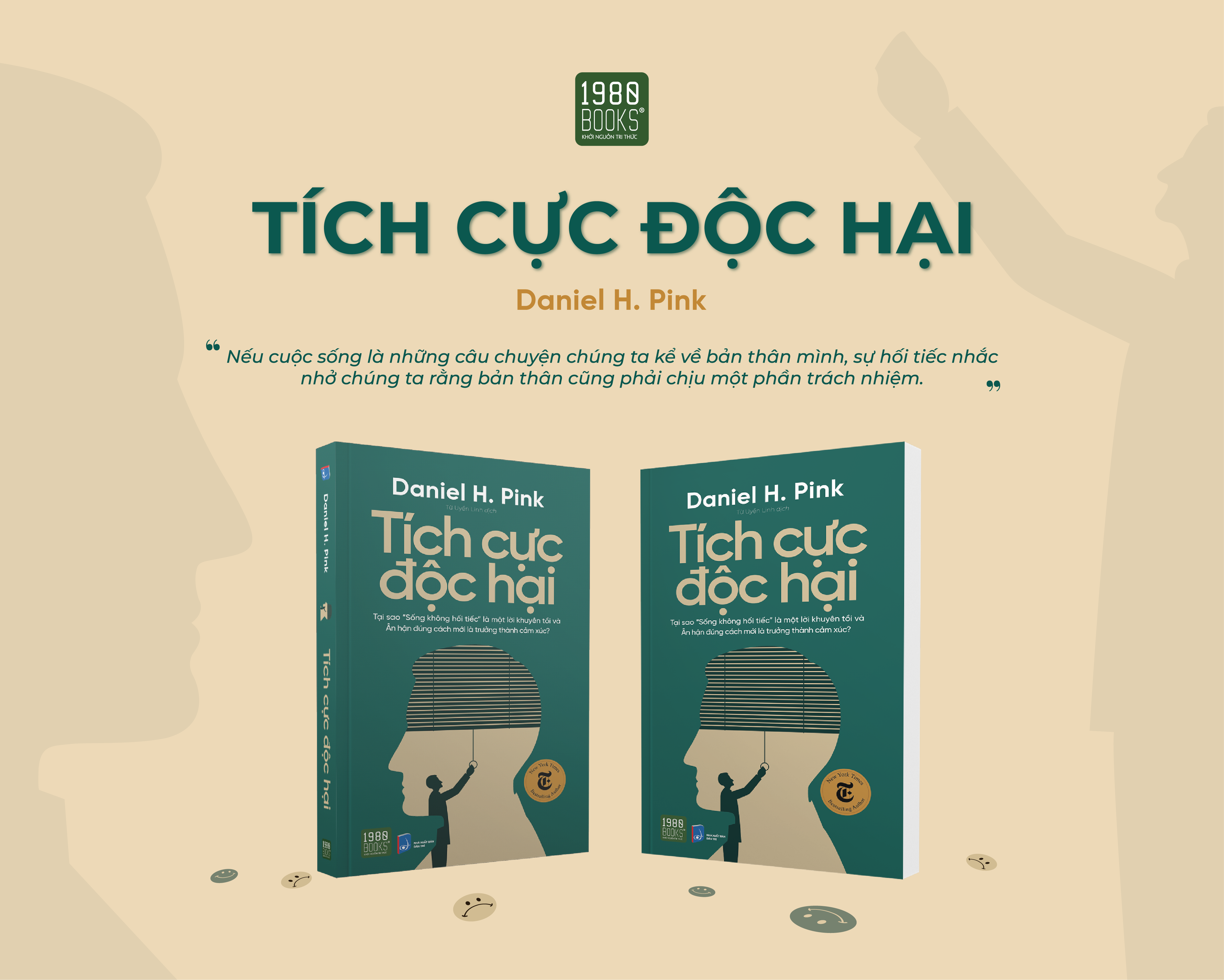Sách - Tích cực độc hại - Daniel H.Pink ( 1980Books HCM )
