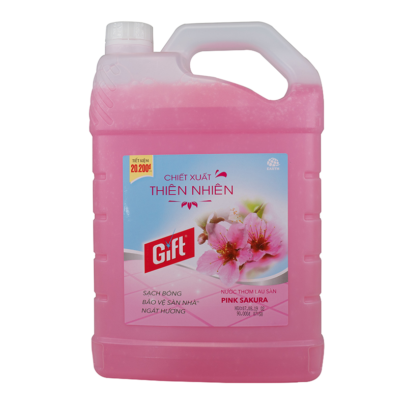 Nước lau sàn Gift đậm đặc can 3.8kg - Tulip