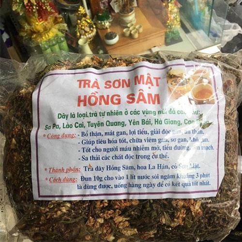 Trà sơn mật hồng sâm khô - 1kg