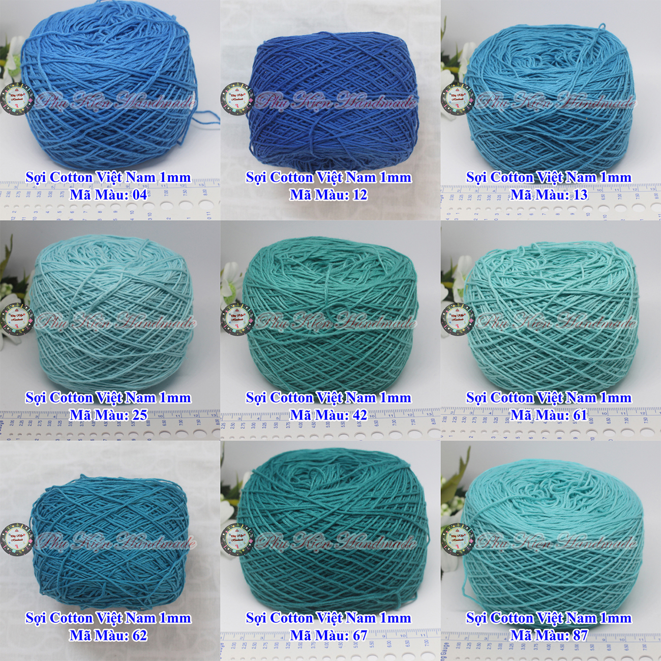 Sợi cotton Việt Nam (1mm)