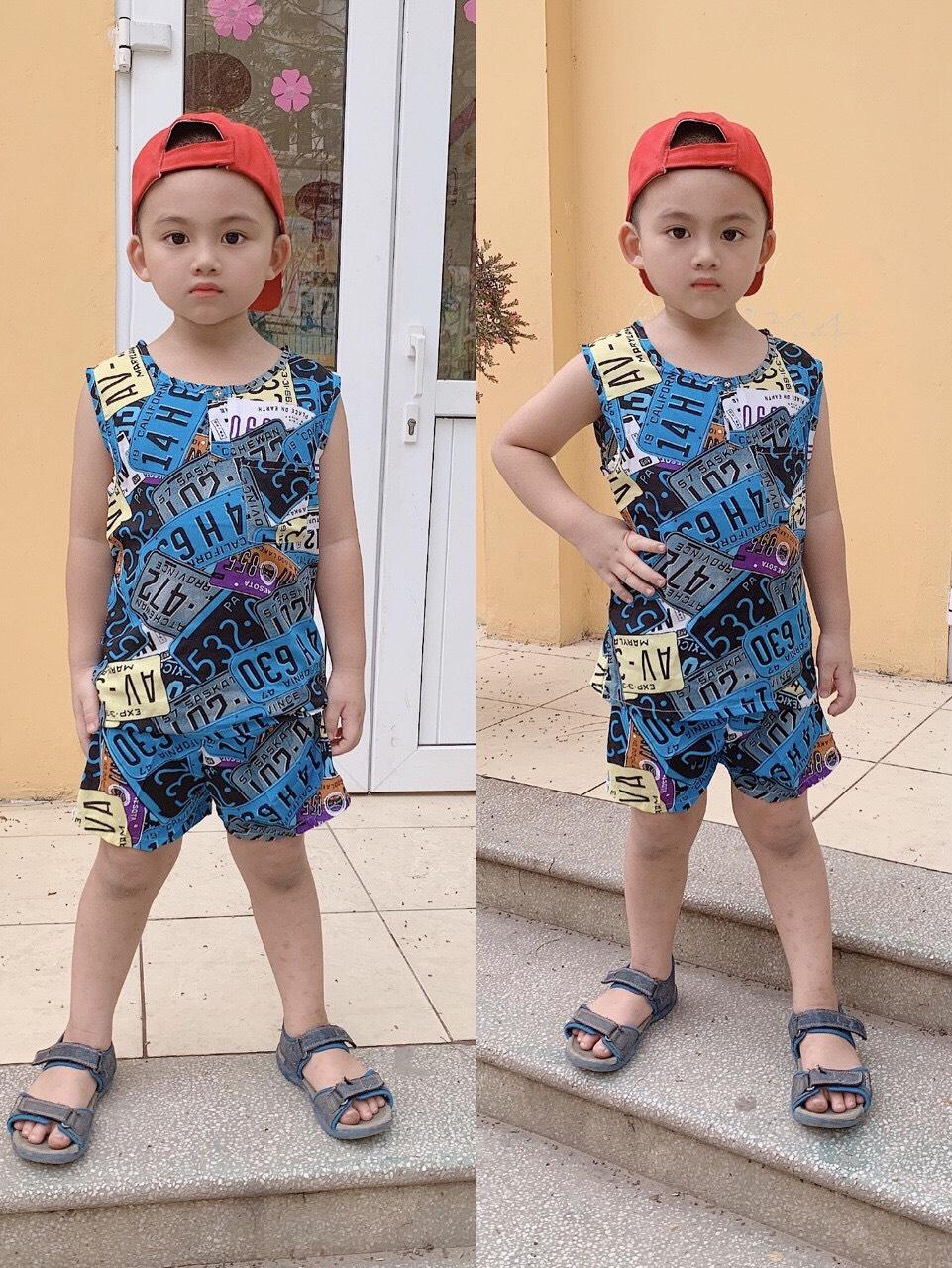 Bộ lanh size đại cho bé từ 18-28kg