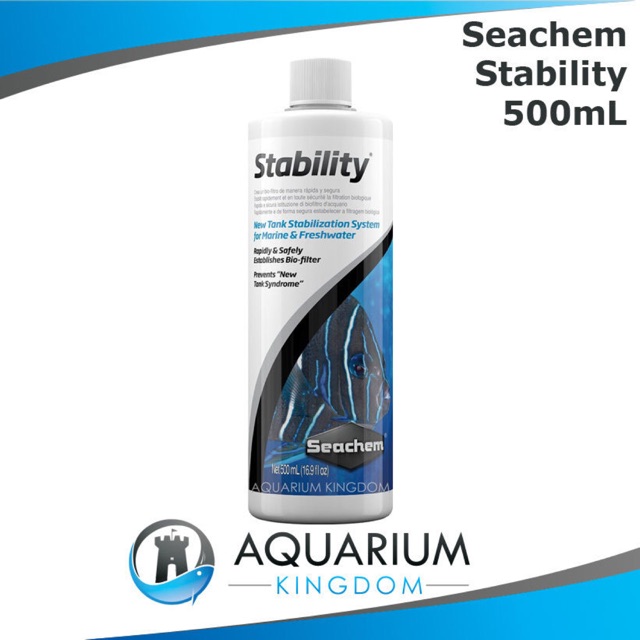 Vi sinh sống seachem stability đức 500ml - hàng công ty