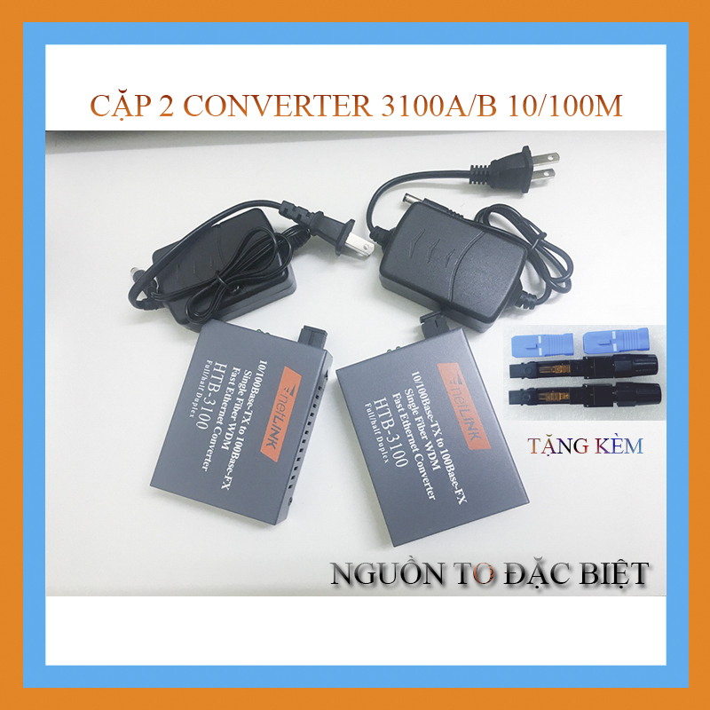 Cặp converter quang NetLink HTB 3100 AB