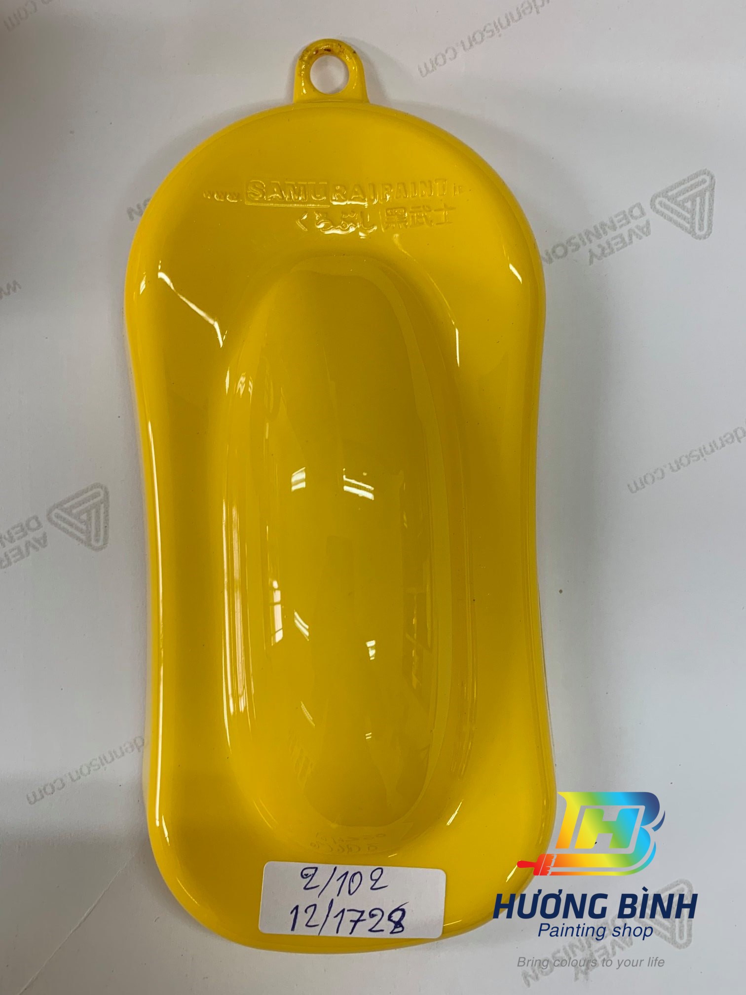 [COMBO] Sơn xịt Samurai màu Vàng - 1728 với bóng K1K