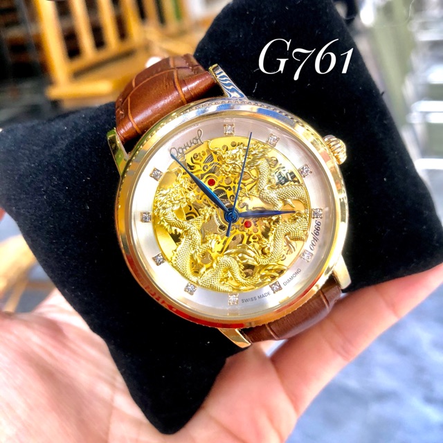 ĐỒNG HỒ NAM OGIVAL OG829-65AGS-V AUTOMATIC RỒNG VÀNG DÂY KIM LOẠI CHÍNH HÃNG