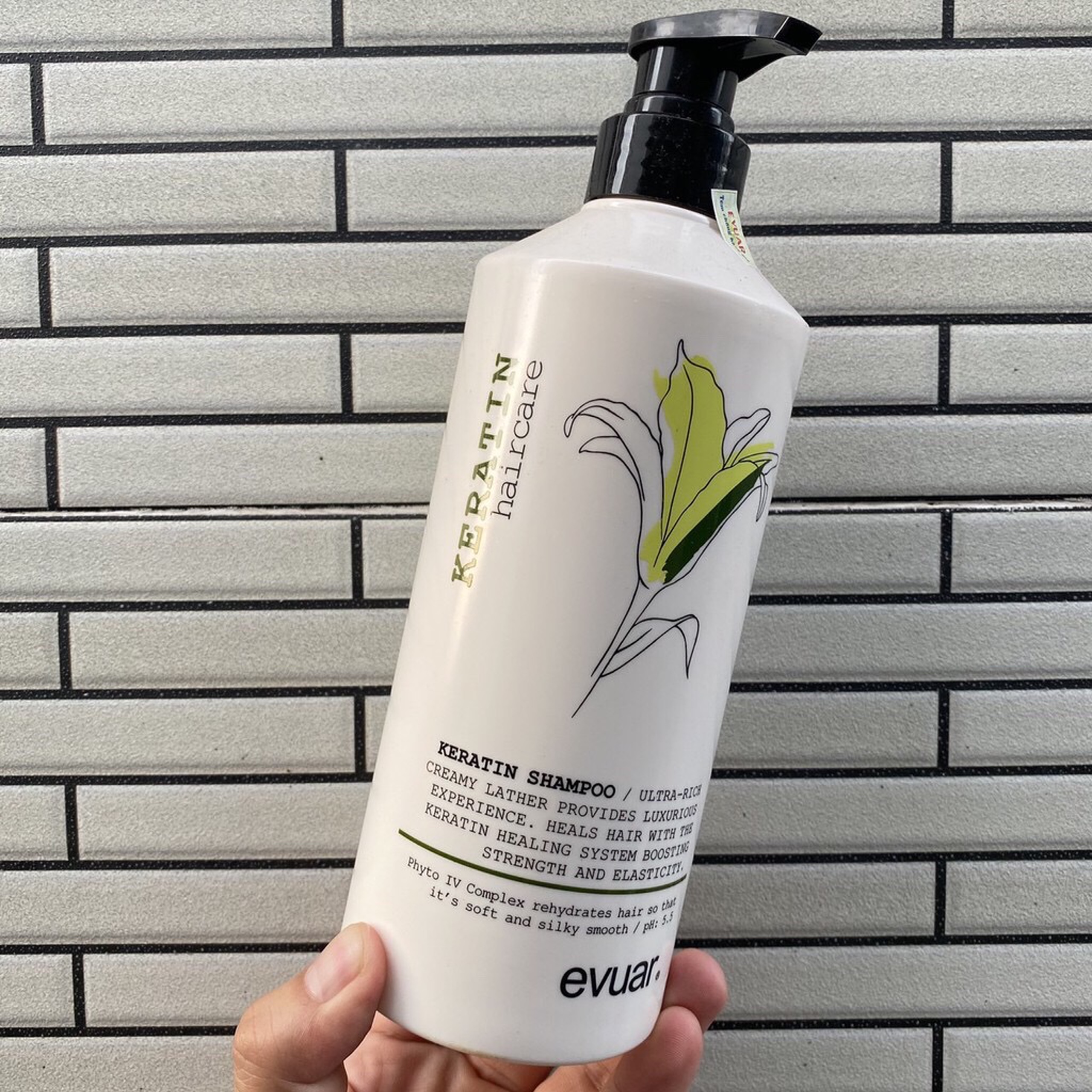 [HCM]Dầu gội xả cao cấp cực mềm mượt tóc Keratin Evuar 758mlx2