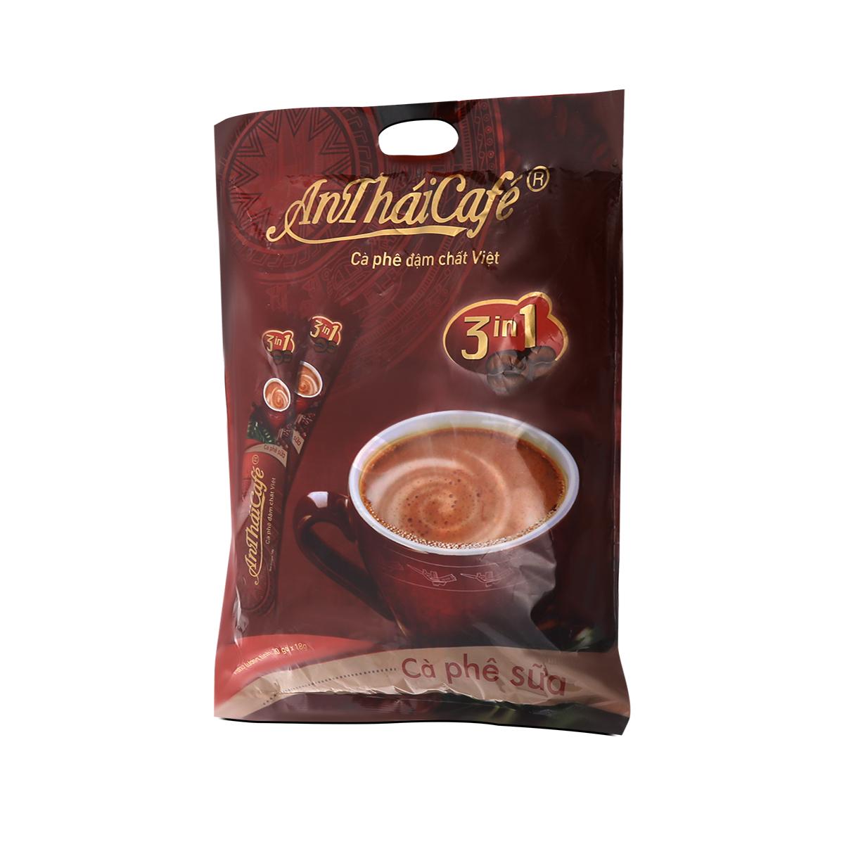 Cà phê sữa 3 trong 1 An Thái (túi 20 gói x 18gr) - AnTháiCafé