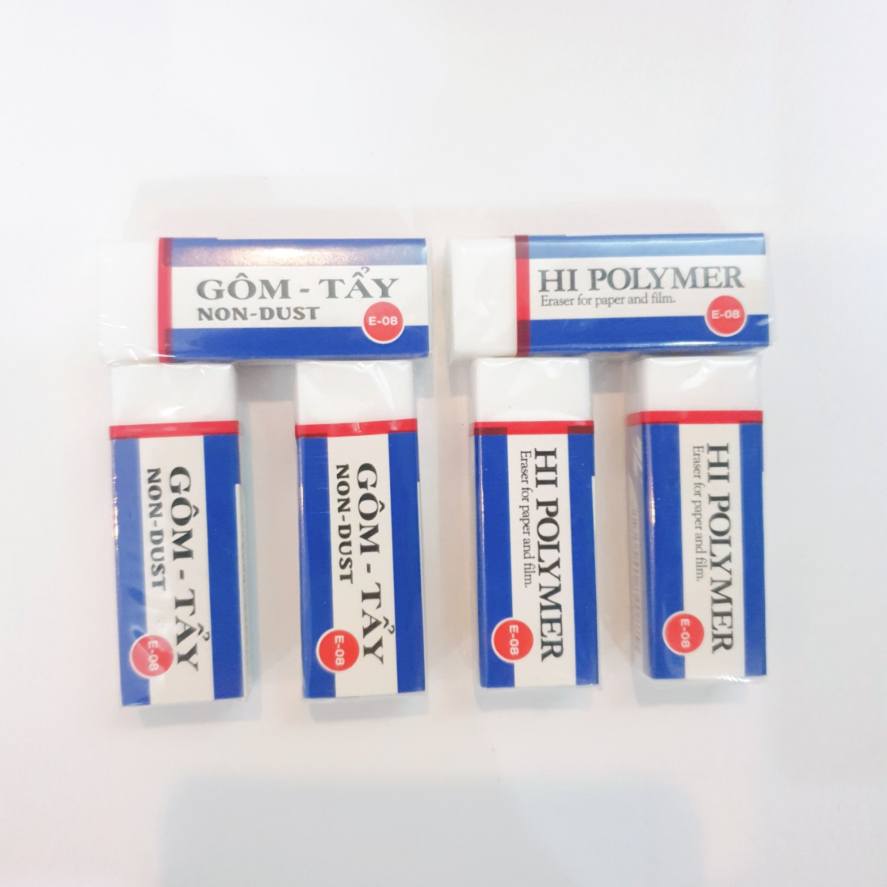 Gôm tẩy Hi-Polymer Thiên Long E-08 an toàn chất lượng