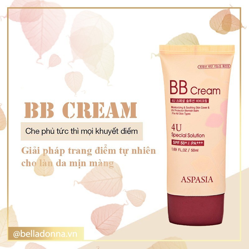 Kem Nền Aspasia 4U Special Bb Solution Cream Spf50 Pa+++