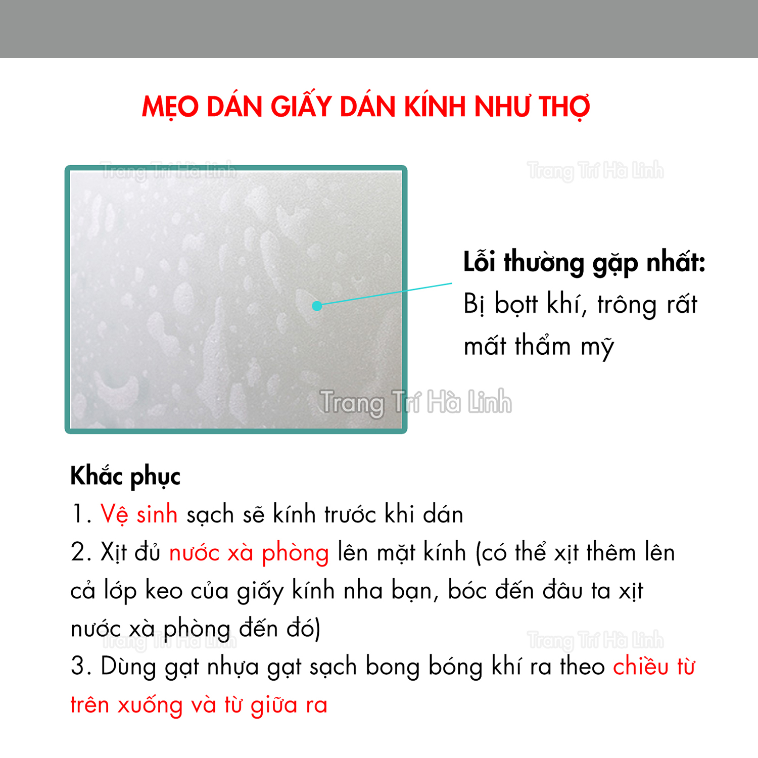 Bộ dụng cụ thi công hỗ trợ dán decal dán kính, dán tường