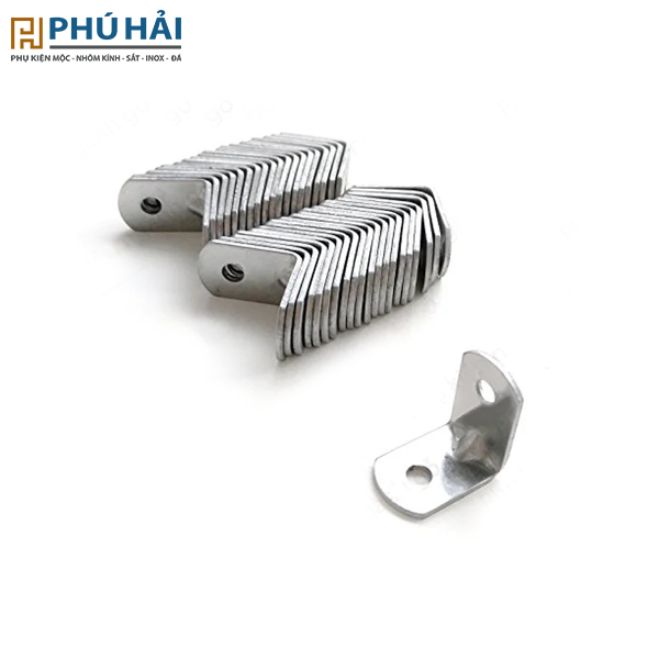 Bát ke sắt vuông màu trắng 2 lỗ 16X16mm (100cai/bich)