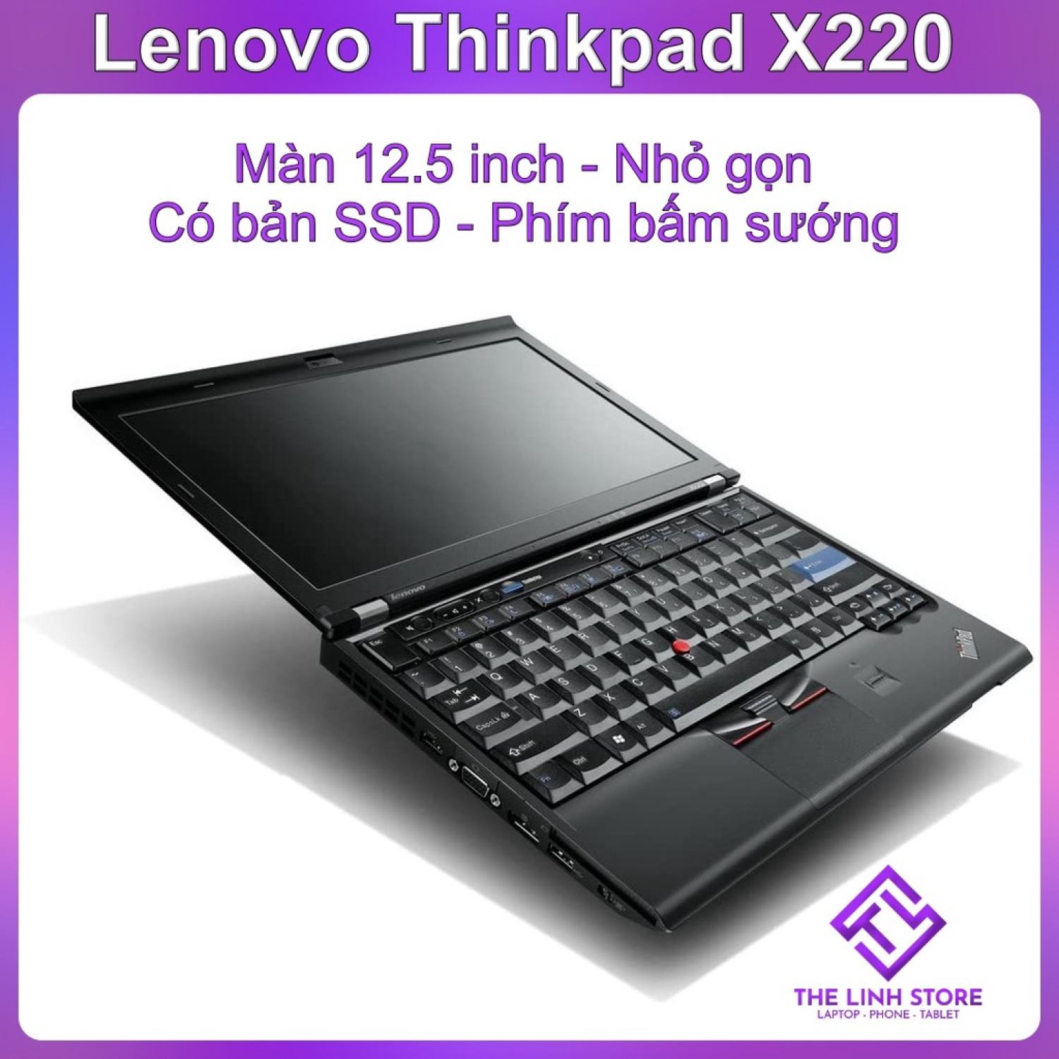 Laptop Lenovo Thinkpad X220 12.5 inch - có bản SSD thumbnail