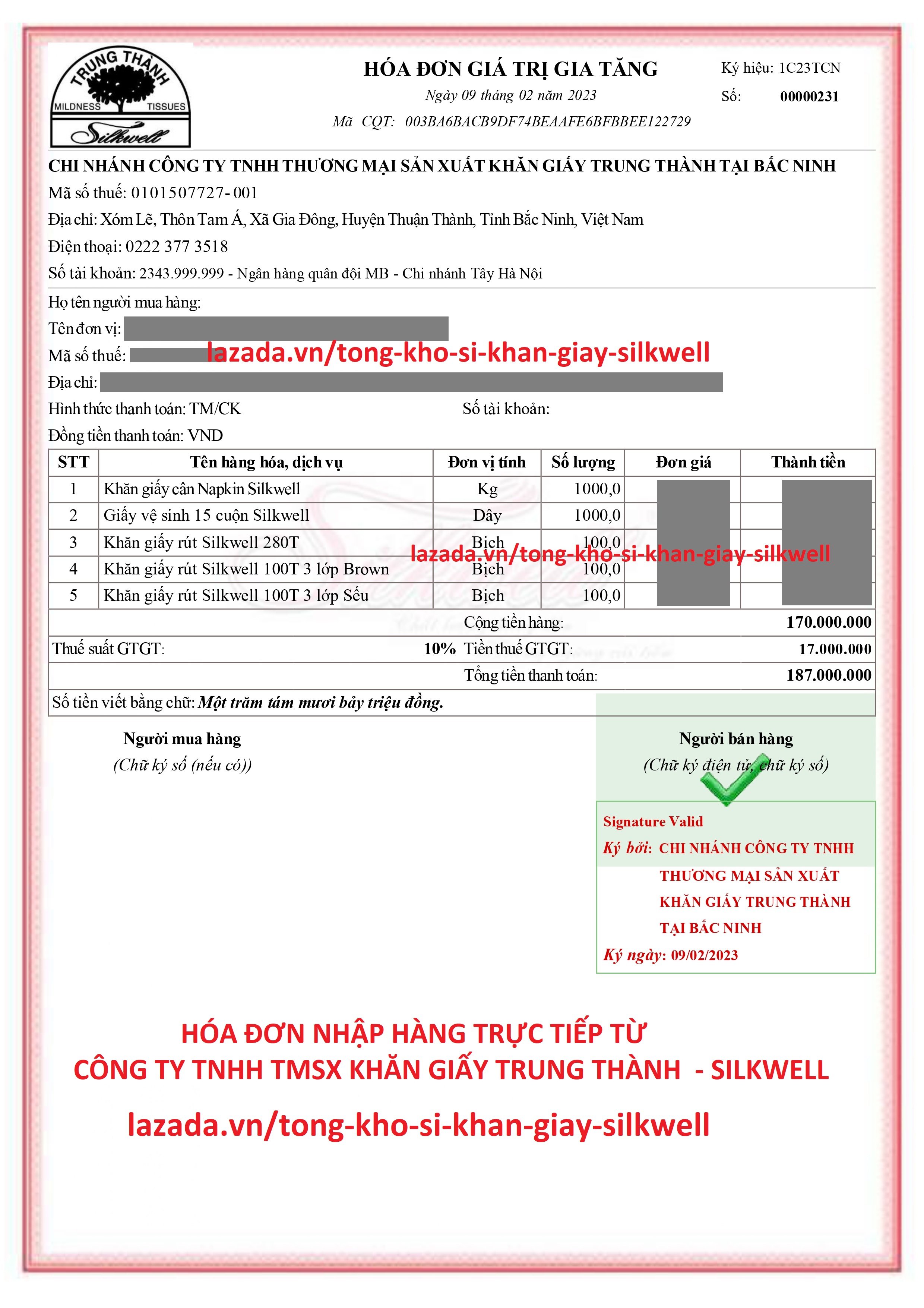 Combo Sốc 36 Giấy Ăn Giấy Rút Lụa Silkwell 280 Tờ