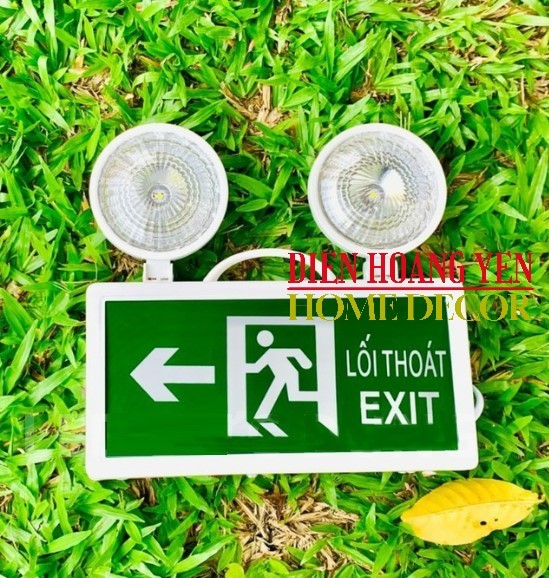Đèn Sự Cố Khẩn Cấp Chiếu Sáng Kết Hợp Biển Chỉ Dẫn Thoát Nạn Exit