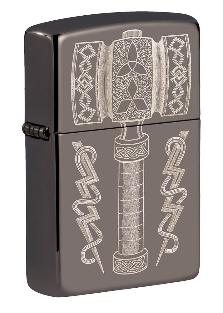 Bật Lửa Zippo Thors Hammer Design 49404